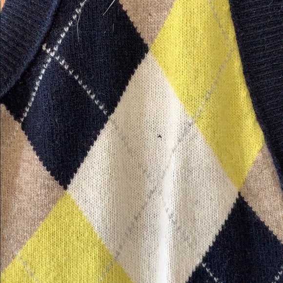 Wool/Cashmere argyle vest J.Crew - Picture 3 of 3